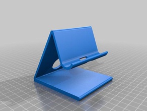 yet another phone small tablet desktop stand version mobile cellphone holder pla smartphone 3d print model - Mito3D