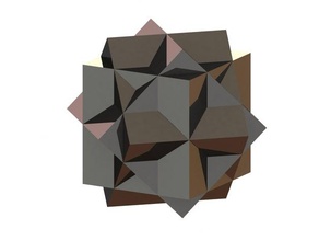 eschers cube 1 math Kunst 3d print model - Mito3D