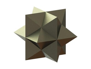 eschers cube 2 math Kunst 3d print model - Mito3D
