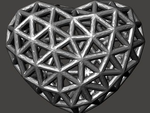 hearts valentine jewelry 3d print model - Mito3D