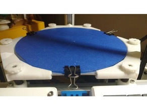 Basis kossel Sechskant-Wärme-Bett 19 mm Glas 3d Drucker Teile delta beheizte Bett mini 3d print model - Mito3D