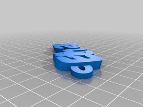 ethan tag v2 chaveiros personalizado 3d print model - Mito3D