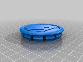 skoda center wheel cap 2 automotive 3d print model - Mito3D