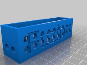 mi personalizar la etiqueta el recipiente 2 contenedores 3d print model - Mito3D