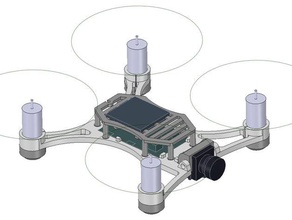 gerçek quadcopter tinycopter95 scisky flightcontroller IS USM motorlar rc araçlar 3d print model - Mito3D