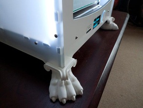 3d printer feet accessories claw decoration decorative foot legs ornament ornamental paw ultimaker ultimaker2 3d print model - Mito3D