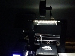 duplicador de i3 iluminação 3d a impressora os acessórios tira led wanhao 3d print model - Mito3D