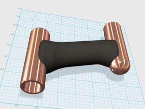 metal detector handle grip sport outdoors detecting detectors 3d print model - Mito3D