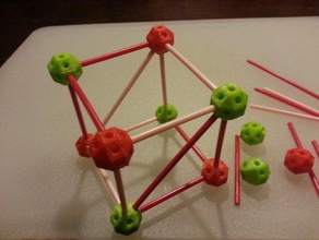 rhombi connecter la construction les jouets de l'école élémentaire l'ingénierie makeredchallenge mathématiques milieu scolaire vapeur tige tinkertoys tvy 3d print model - Mito3D