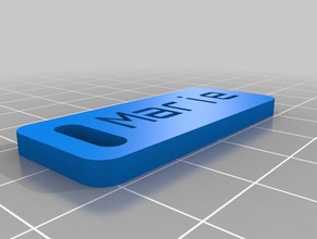 porte-cl&eacute-marie organización personalizado 3d print model - Mito3D