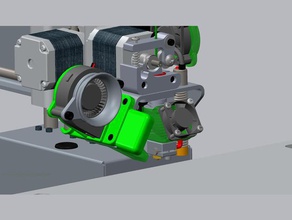 e3d-v6 abgewinkelt fan duct Drucker Teile e3d-hotend e3d v6 3d print model - Mito3D