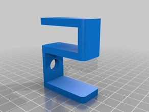 meine angepasste parametrische Schreibtisch Haken Loch für Kopfhörer-Kabel office 3d print model - Mito3D