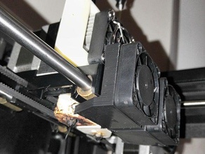 replicator 2x filament fan shrouds 3d printer parts 3d print model - Mito3D