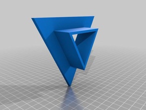 universel, forme triangle découpé sculptures artproject makeredchallenge 3d print model - Mito3D