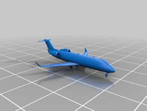 bombardier crj-200 modelos avión avion volando 3d print model - Mito3D