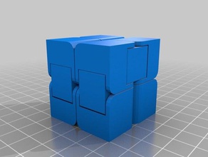 kobayashi fidget cubo flat dobradiça mecânico brinquedos 3d print model - Mito3D