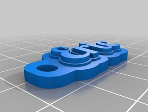 eric Schlüsselanhänger angepasst 3d print model - Mito3D