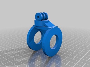 go pro mount funtime ring 3d drucken 3d print model - Mito3D
