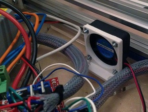 kossel delta 3d yazıcı fan rampalar aksesuarlar 3d print model - Mito3D