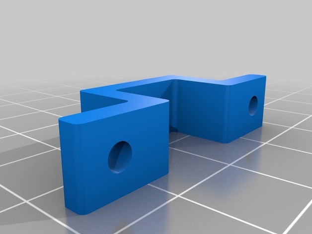 il mio personalizzato parametrico luce di striscia del led staffa parti 3D print model - Mito3D