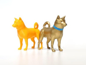 mi pequeño shiba a los animales átomo atom2 perro perros japón cachorro taiwán 3d print model - Mito3D