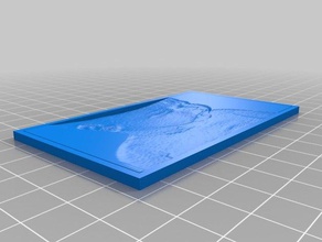 ecografia lithopane 2d art personalizzato 3d print model - Mito3D