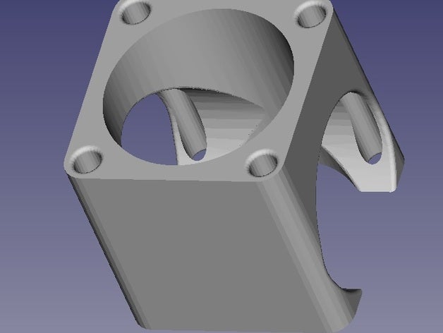 soporte ventilador 40 3d printer parts 3D print model - Mito3D