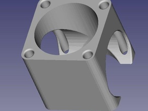 soporte ventilador 40 3 d Drucker Teile 3d print model - Mito3D
