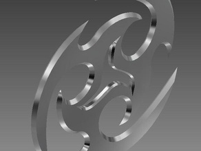 circular shuriken outros 3d print model - Mito3D