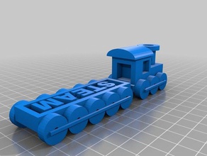 choo train 3d stampa 3d print model - Mito3D