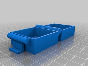 benim kutu yazdırılabilir tek parça toka özelleştirilmiş 3d baskı testler 3d print model - Mito3D