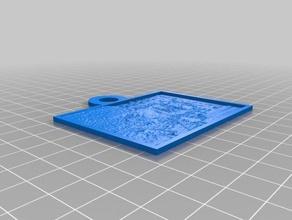 özelleştirilmiş lithopane benim 2d sanat 3d print model - Mito3D