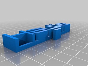 meine angepasste 3d-Typenschild Skulpturen 3d print model - Mito3D