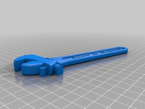full assembled wrench 3d printing 3d print model - Mito3D