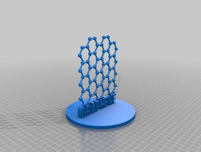 le graphène modèle 3d de l'impression chimique chimie 3d print model - Mito3D