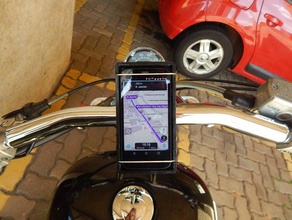 evrensel cep telefonu tutucu motosiklet bağlayın Otomotiv customizer honda motorola gölge 3d print model - Mito3D