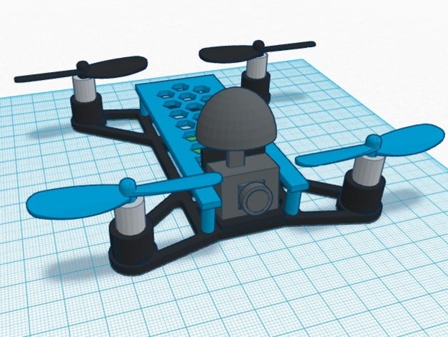 variable micro quadcopter frame rc véhicules 3D print model - Mito3D