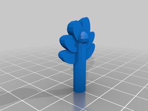 çiçek 3d baskı 3d print model - Mito3D