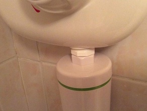 douche à l'adaptateur de filtre la salle bains accessoires tête eau 3d print model - Mito3D