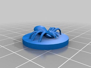 dnd spider miniature 3d printing 3d print model - Mito3D