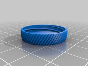 my customized container knurled lid containers 3d print model - Mito3D