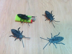 cucaracha a los animales tontos de abril error broma 3d print model - Mito3D