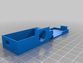 arduino nano con bisagras caso agujero redondo electrónica 3d print model - Mito3D