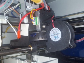 da vinci e3d turbine fan mount printer accessories 10 v6 xyz 3d print model - Mito3D