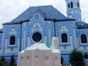 blue church bratislava slovakia scans replicas 3d print model - Mito3D