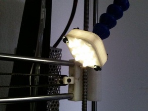 worklight do diodo 3d a impressora os acessórios farol 3d print model - Mito3D