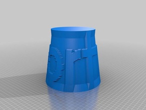 personnalisé gravé de l'image l'ombre décor 3d print model - Mito3D