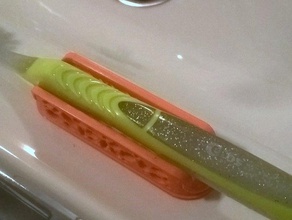 toothbrush tray kids bathroom 3d print model - Mito3D