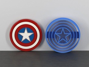 captain america cookie cutter configurator kitchen dining 3d print model - Mito3D