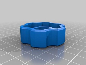 my customized thumb knob m10 metric hand tools 3d print model - Mito3D